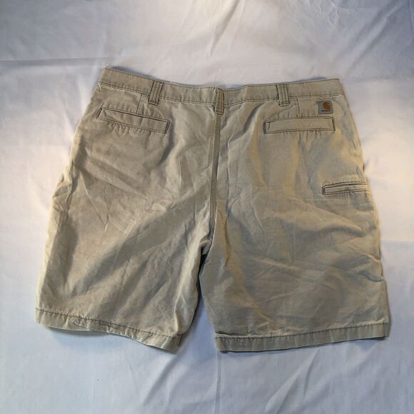 Carhartt Men's Ripstop Shorts Workwear Force Relaxed Fit Khaki Size 44 - Picture 2 of 11